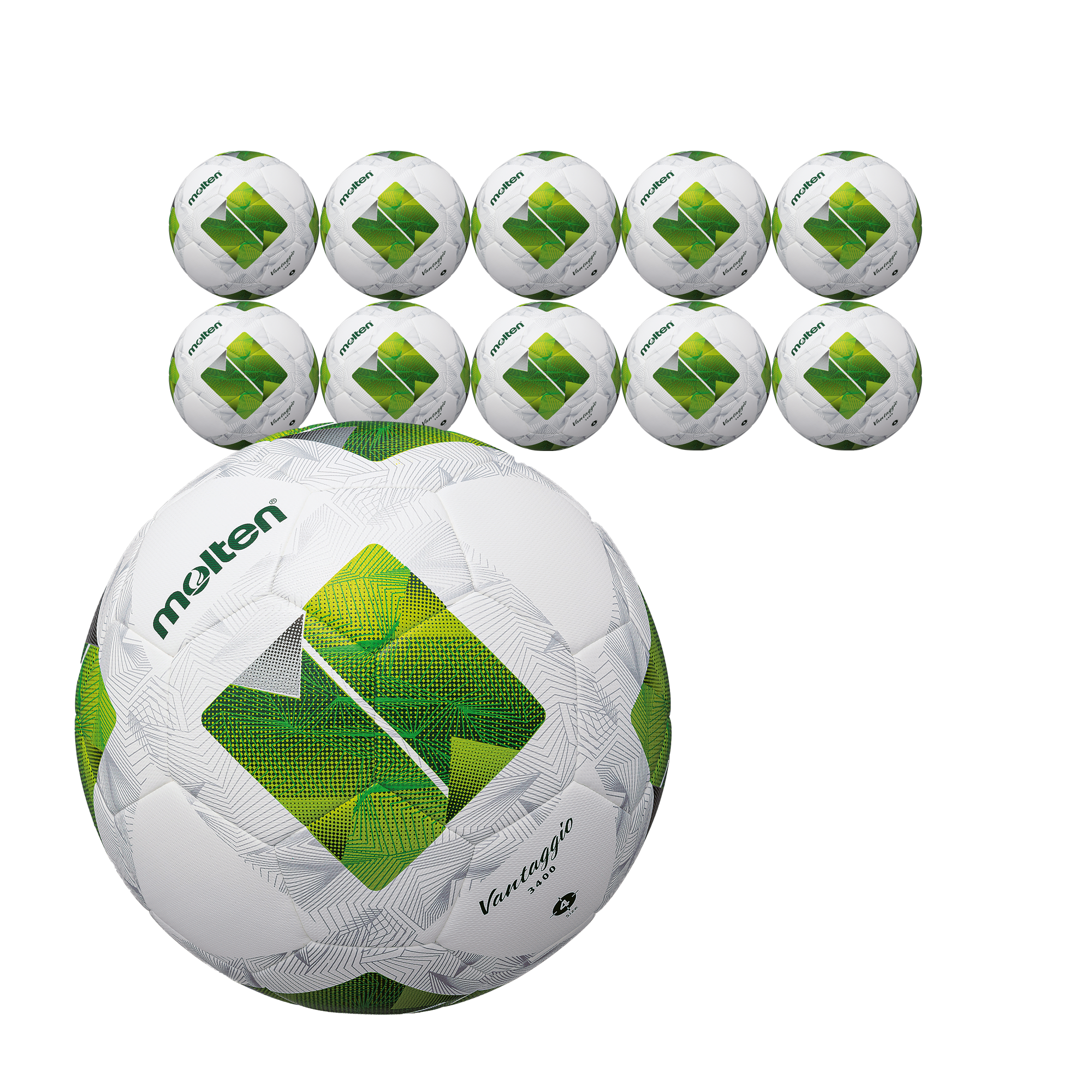 10x Ballpaket Fußball Gr. 4 | F4N3400-G